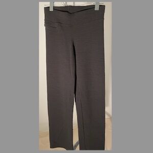NWOT Ibex Merino Wool Women’s Pant w/zip pocket elastic waist in Brown S
